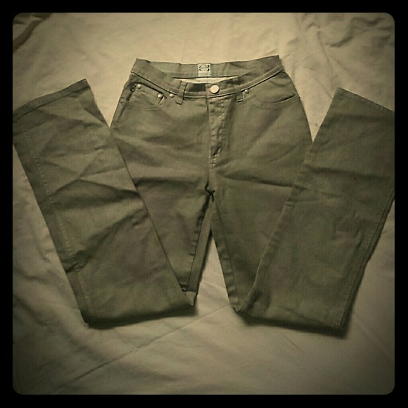 Roberto Cavalli khaki silver jeans new no tags - Picture 2 of 6